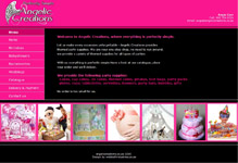 website design angelic creations